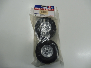 Tamiya Wild Willy 2000 complete wheels front # 9805618